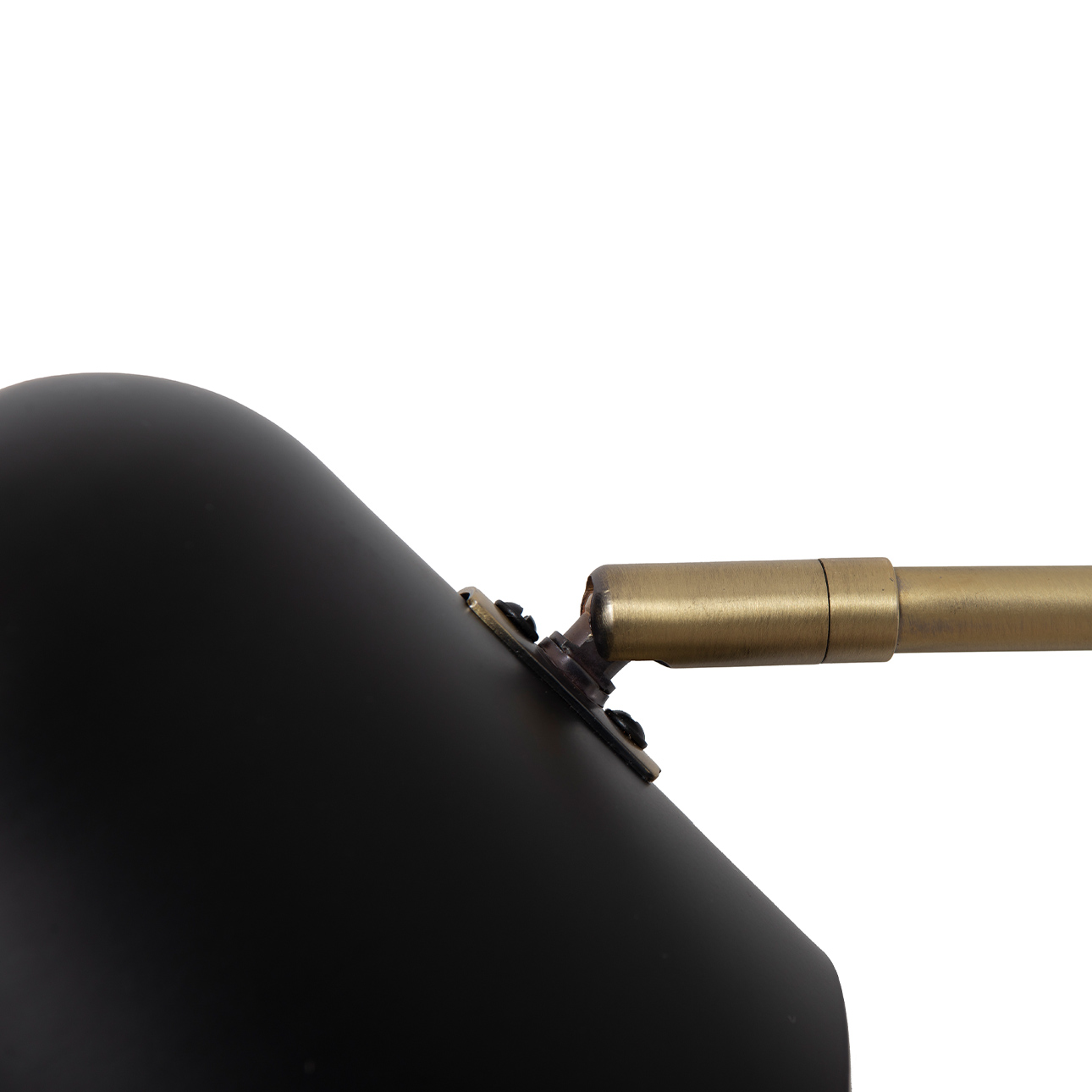 Culver 3 Light Arc Floor Lamp – 86″, Matte Black & Weathered Brass, Dimmer Switch - Image 4