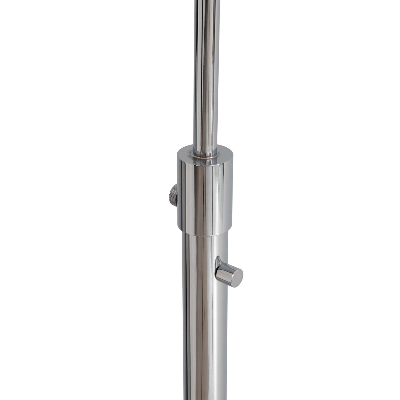Marilyn 1 Light Arc Floor Lamp – 94″, Chrome, Mylar & Crystal shade, Rotary Switch, Marble base - Image 8