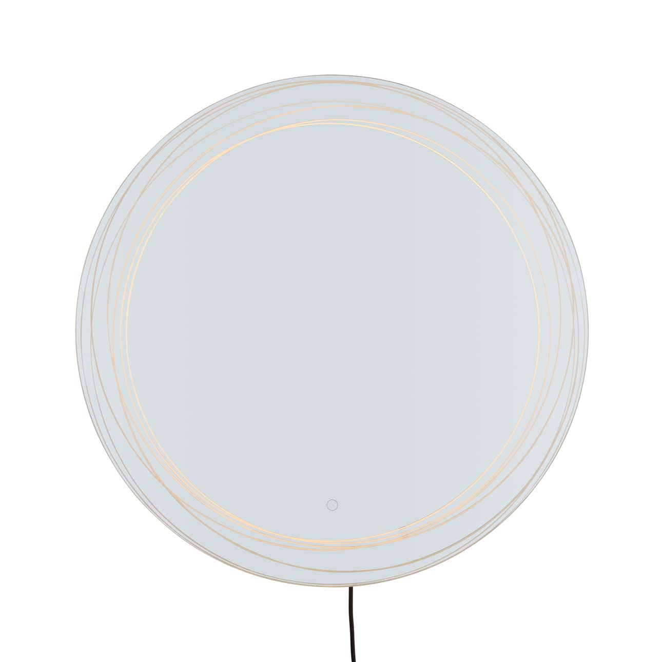 Mojave 36″ Round Backlit LED Wall Mirror – Chrome - Image 5