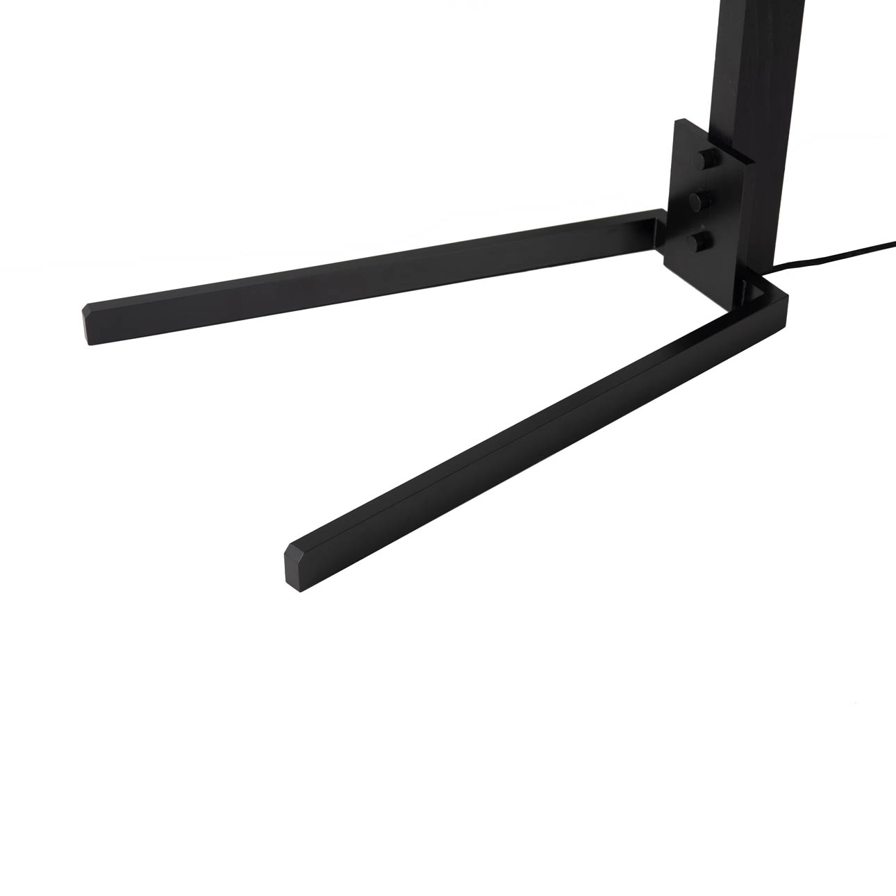 Morelli Arc Floor Lamp – 84″, Satin Nickel & Black, Dimmer Switch, V-base - Image 8