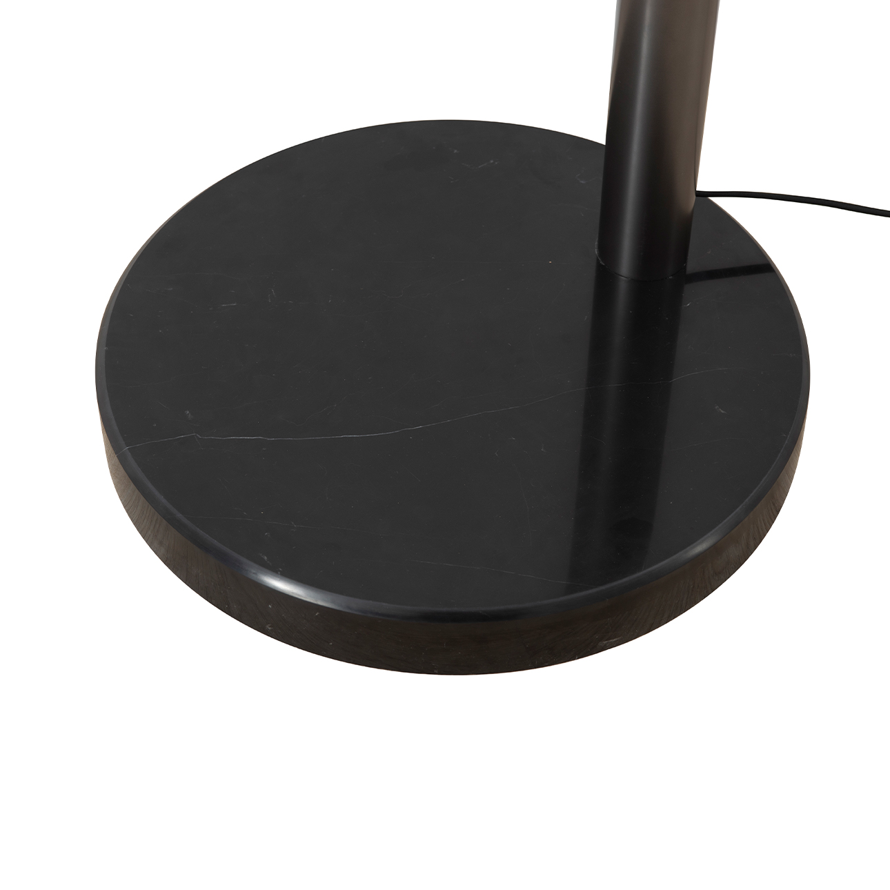 Palm Springs 1 Light Arc Floor Lamp – 83″, Gunmetal and Gray tonal shades, Dimmer Switch, Marble base - Image 7