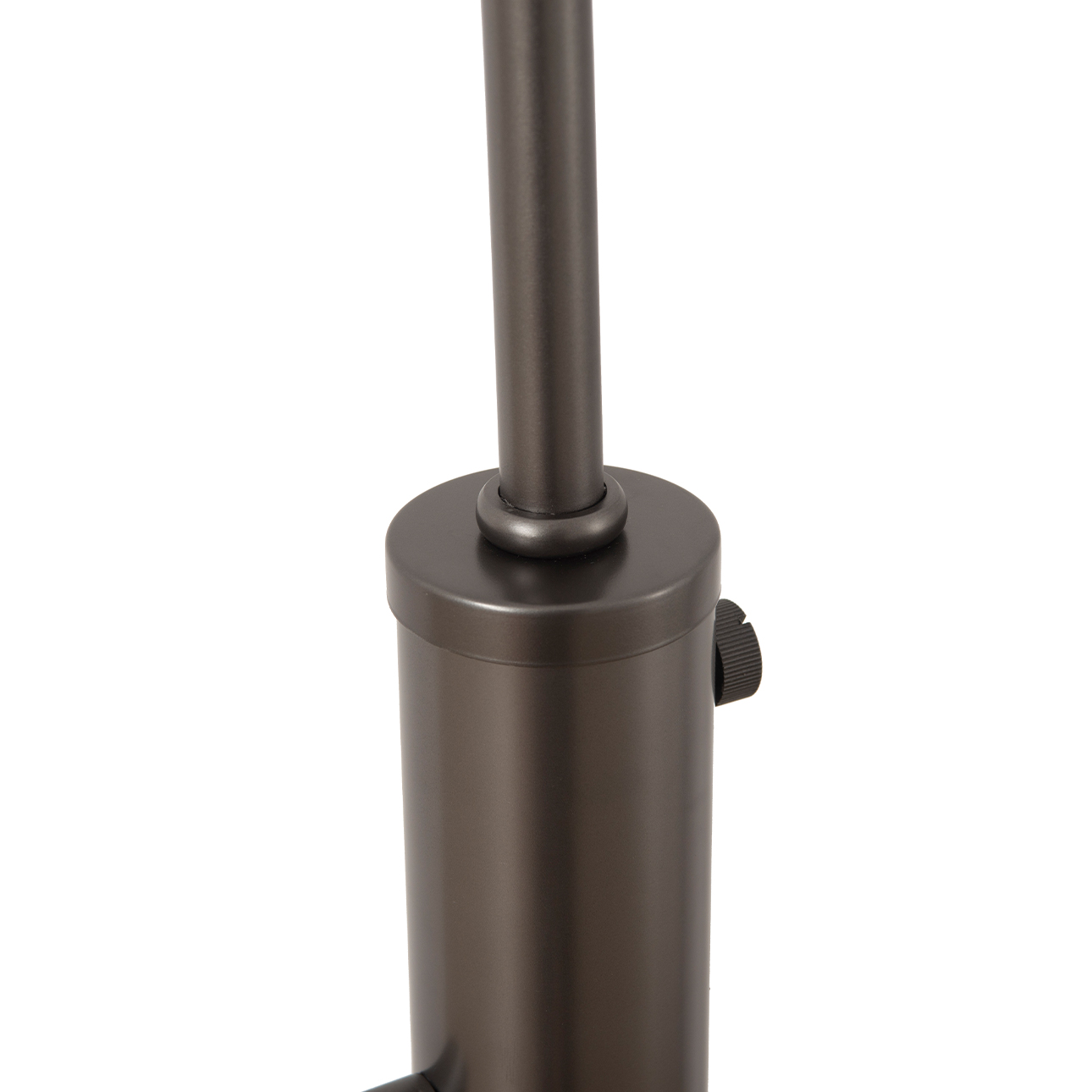 Palm Springs 1 Light Arc Floor Lamp – 83″, Gunmetal and Gray tonal shades, Dimmer Switch, Marble base - Image 6