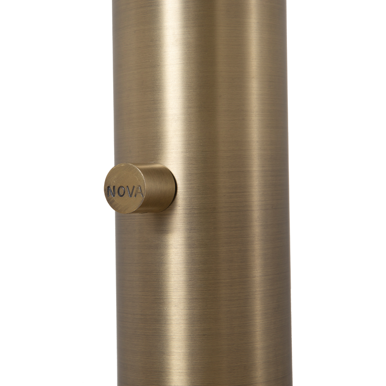 Palm Springs 1 Light Arc Floor Lamp – 83″, Weathered Brass and Blue Tonal Shades, Dimmer Switch, Marble base - Image 8
